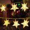 33ft 100 LED Star String Lights with Remote & Timer – Waterproof Fairy Lights for Bedroom, Patio, Wedding, Party & Garden Décor (Warm White)